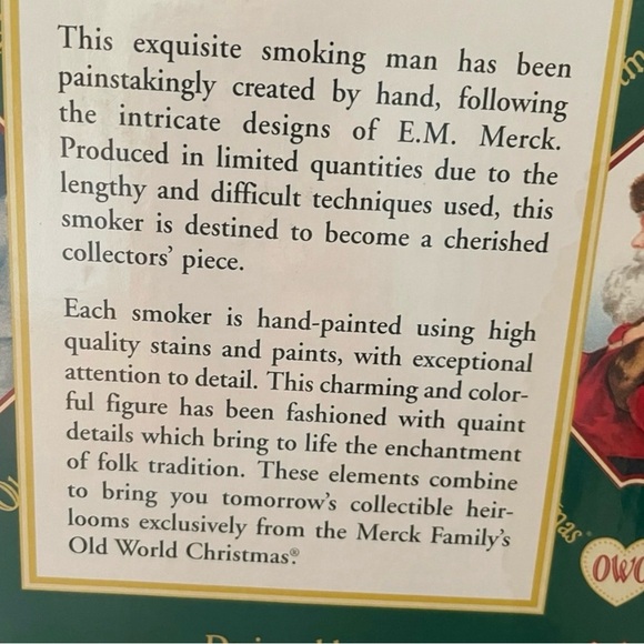 Smoking Shepherd Man. Old World Christmas .Not a Nutcracker. 17 th century - Picture 10 of 11